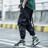Multi-pocket Hip Hop Harem Pants Men Elastic Waist Trousers Joggers Casual Loose Ribbons Cargo Pants Sweatpants | Vimost Shop.