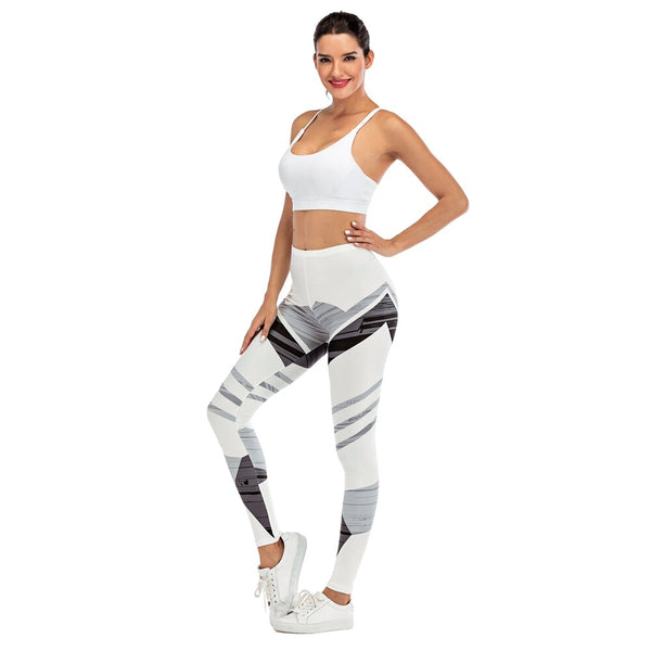 Women Fitness Legging Streak Printing Sexy leggins Fashion Slim legins Soft and stretchy Leggings Woman Pants | Vimost Shop.