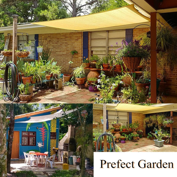 280GSM Waterproof Awning Sunshade Sun Shade Sail For Outdoor Garden Beach Camping Patio Pool Sun Canopy Tent Sun Shelter | Vimost Shop.