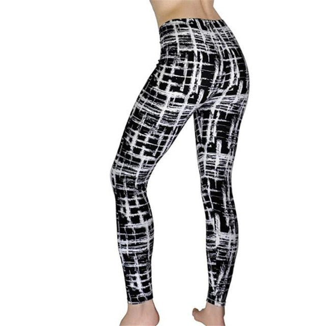 New Rose Flower Printed Leggings Fashion Sexy Women Lady Slim High Elastic Cotton Pants | Vimost Shop.