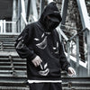 Hip Hop Darkwear Mask Print Loose Hoodies Men Streetwear Techwear Pullover Hoodie Sweatshirt Tops Streetwear | Vimost Shop.