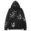 Hip Hop Darkwear Mask Print Loose Hoodies Men Streetwear Techwear Pullover Hoodie Sweatshirt Tops Streetwear | Vimost Shop.