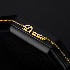 stainless steel anklet Personalized name ankle bracelet custom anklet bracelet