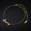 stainless steel anklet Personalized name ankle bracelet custom anklet bracelet | Vimost Shop.