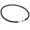 Men's Leather Choker Brown Black Braided Rope Chain Necklace For Men Boys Stainless Steel Clasp Male Jewelry Dropshipping UNM09A | Vimost Shop.