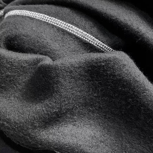 Patchwork Color Block Thick Hooded Sweatshirts Men Harajuku Hip Hop Pullover Casual Cargo Hoodies Streetwear | Vimost Shop.