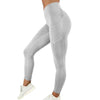 Solid Running Pants High Waist Fitness Yoga Pants With Pocket Tights Women Yoga Sport Trousers Training Workout leggings | Vimost Shop.