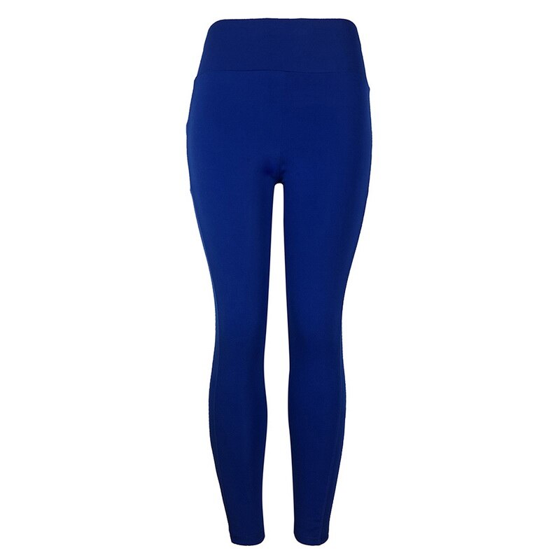 Solid Running Pants High Waist Fitness Yoga Pants With Pocket Tights Women Yoga Sport Trousers Training Workout leggings | Vimost Shop.