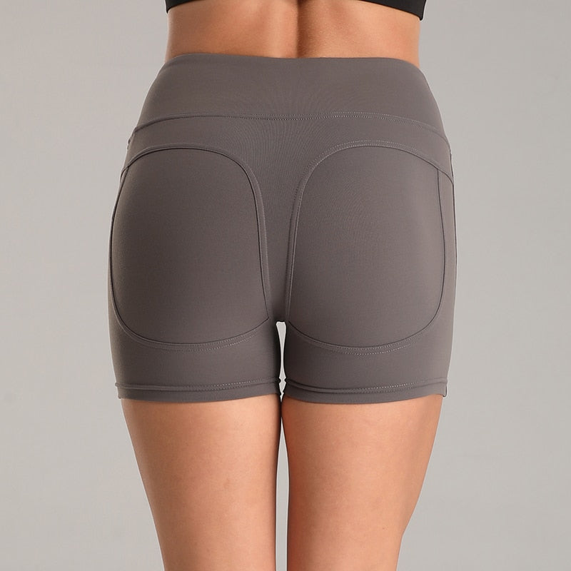 High Waist Sport Gym Yoga Shorts Women Quick Dry Workout Biker Shorts Fitness Running Tights Seamless Trousers | Vimost Shop.