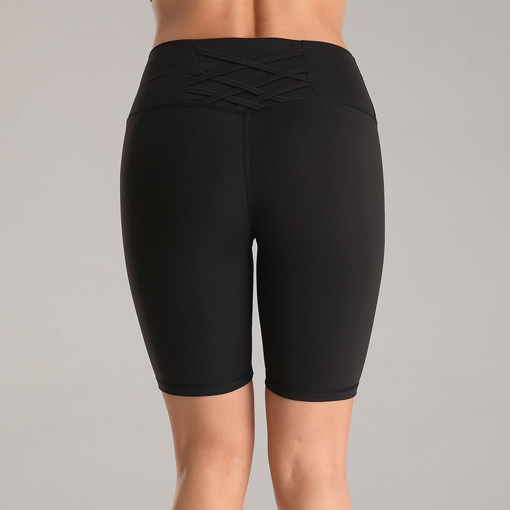 High Waist Sport Gym Yoga Shorts Women Quick Dry Workout Biker Shorts Fitness Running Tights Seamless Trousers | Vimost Shop.