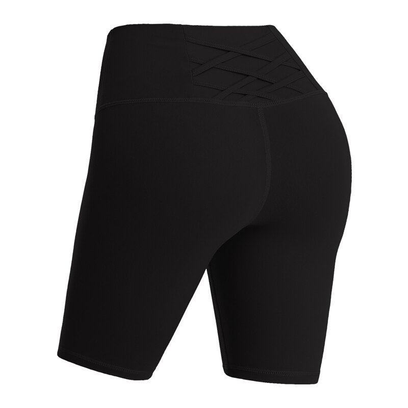 High Waist Sport Gym Yoga Shorts Women Quick Dry Workout Biker Shorts Fitness Running Tights Seamless Trousers | Vimost Shop.