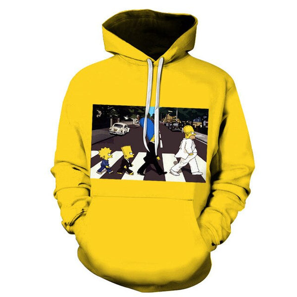 Simpson And his Son Anime Hoodie Series Men / Women Autumn and Winter Sweatshirt Hoodies | Vimost Shop.