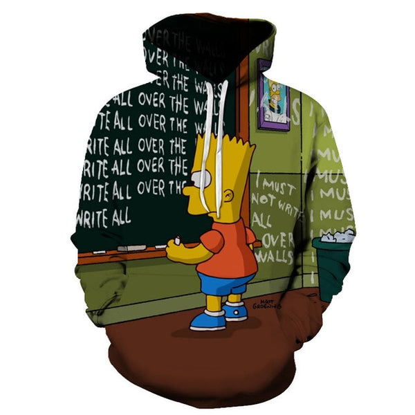 Simpson And his Son Anime Hoodie Series Men / Women Autumn and Winter Sweatshirt Hoodies | Vimost Shop.