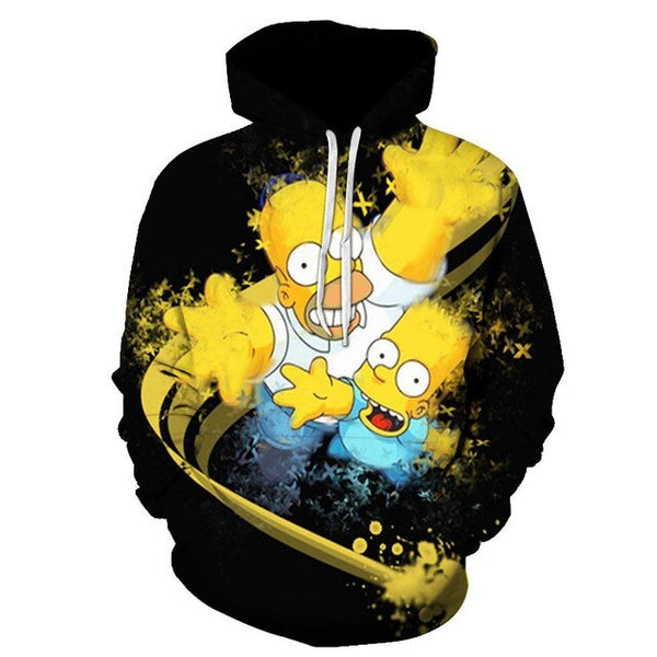 Simpson And his Son Anime Hoodie Series Men / Women Autumn and Winter Sweatshirt Hoodies | Vimost Shop.