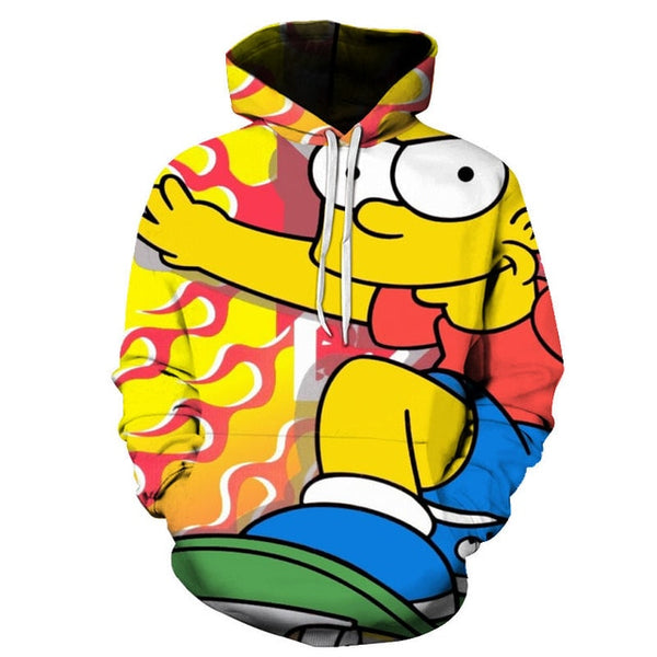 Simpson And his Son Anime Hoodie Series Men / Women Autumn and Winter Sweatshirt Hoodies | Vimost Shop.