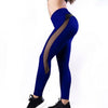 Full Length Workout Leggings With Pocket Women High Waist Mesh Patchwork Yoga Pants Fitness Gym Exercise Sport Pants | Vimost Shop.
