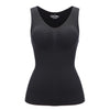 Tank Tops for Women with Built in Bra Shelf Bra Casual Wide Strap Basic Camisole Sleeveless Top Shaper with Removable Bra | Vimost Shop.