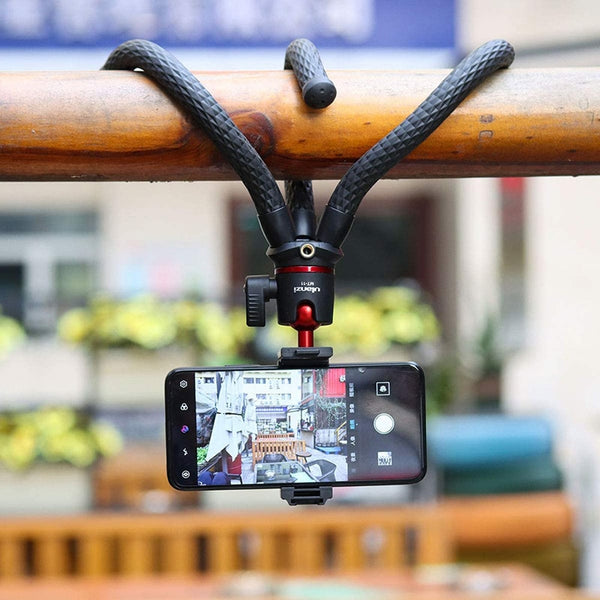 MT-11Flexible Octopus Tripod Smartphone DSLR SLR Vlog Tripod Travel Portable 2 in 1 Tripod Extend 1/4 Screw for Magic Arm | Vimost Shop.