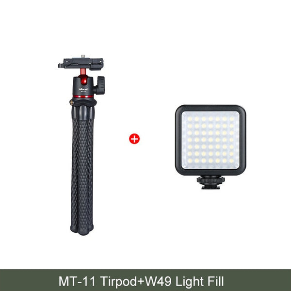MT-11Flexible Octopus Tripod Smartphone DSLR SLR Vlog Tripod Travel Portable 2 in 1 Tripod Extend 1/4 Screw for Magic Arm | Vimost Shop.