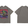 Men Oversize Hip Hop T-Shirt Devil Racing Harajuku Tshirt Summer Short Sleeve Cotton Loose Tops Tees | Vimost Shop.