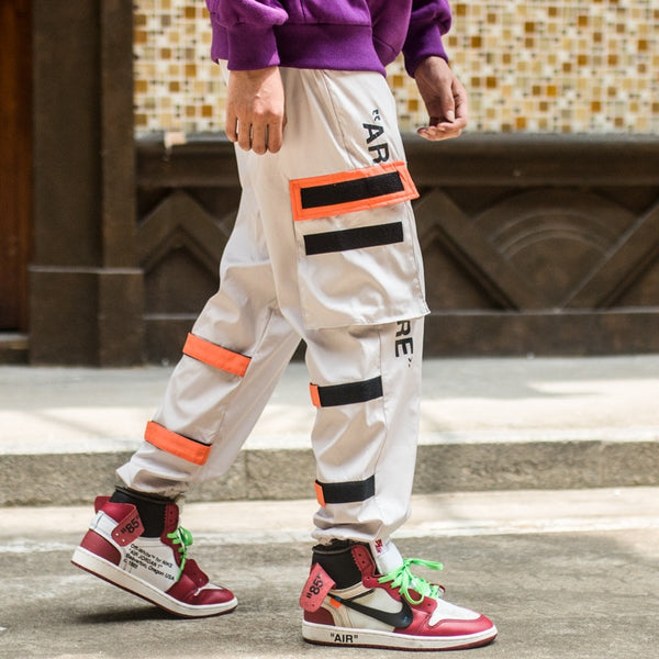 Men's Side Pockets Cargo Harem Pants Hip Hop Casual Male Tatical Joggers Trousers Fashion Casual Streetwear Pants | Vimost Shop.