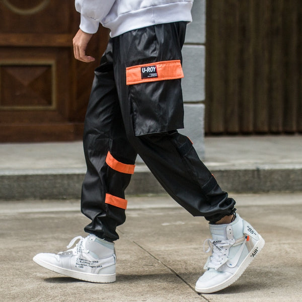 Men's Side Pockets Cargo Harem Pants Hip Hop Casual Male Tatical Joggers Trousers Fashion Casual Streetwear Pants | Vimost Shop.