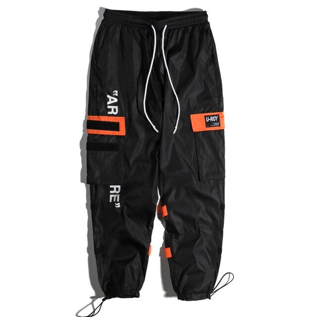 Men's Side Pockets Cargo Harem Pants Hip Hop Casual Male Tatical Joggers Trousers Fashion Casual Streetwear Pants | Vimost Shop.