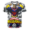 My Hero Academia Boku no hero Shirts 3D Print T shirt Hipster Cosplay Unisex tshirt Casual Boys Skateboard Hip-Hop | Vimost Shop.