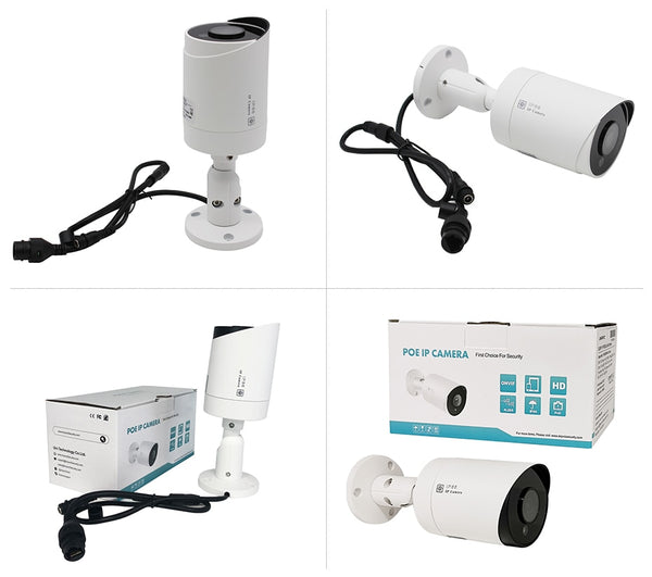 Hikvision Compatible Anpviz 5MP Bullet IP Camera POE Outdoor/Indoor 30m IR Security Camera With Microphone Audio Onvif IP66 | Vimost Shop.