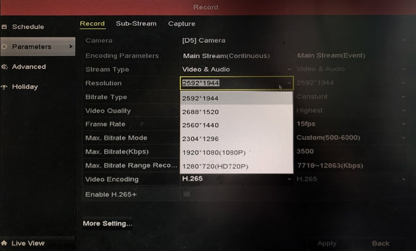 Hikvision Compatible Anpviz 5MP Bullet IP Camera POE Outdoor/Indoor 30m IR Security Camera With Microphone Audio Onvif IP66 | Vimost Shop.