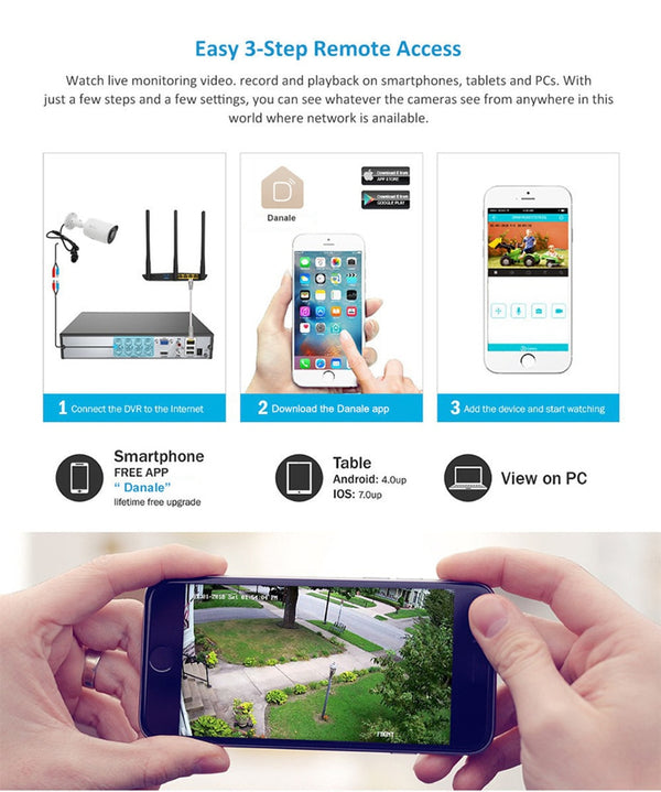 Hikvision Compatible Anpviz 5MP Bullet IP Camera POE Outdoor/Indoor 30m IR Security Camera With Microphone Audio Onvif IP66 | Vimost Shop.