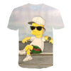 The Simpsons Homer 3d Print T Shirt Bart Simpson House Clothing Homer Simpsons Sweatshirt Costume Men/women Simpson Family Shirt | Vimost Shop.