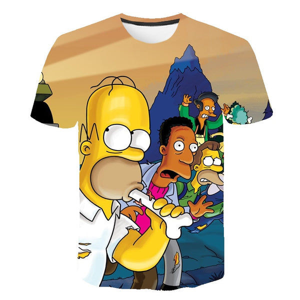 The Simpsons Homer 3d Print T Shirt Bart Simpson House Clothing Homer Simpsons Sweatshirt Costume Men/women Simpson Family Shirt | Vimost Shop.