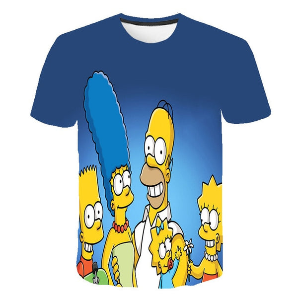 The Simpsons Homer 3d Print T Shirt Bart Simpson House Clothing Homer Simpsons Sweatshirt Costume Men/women Simpson Family Shirt | Vimost Shop.