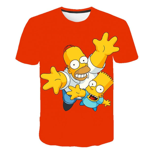The Simpsons Homer 3d Print T Shirt Bart Simpson House Clothing Homer Simpsons Sweatshirt Costume Men/women Simpson Family Shirt | Vimost Shop.
