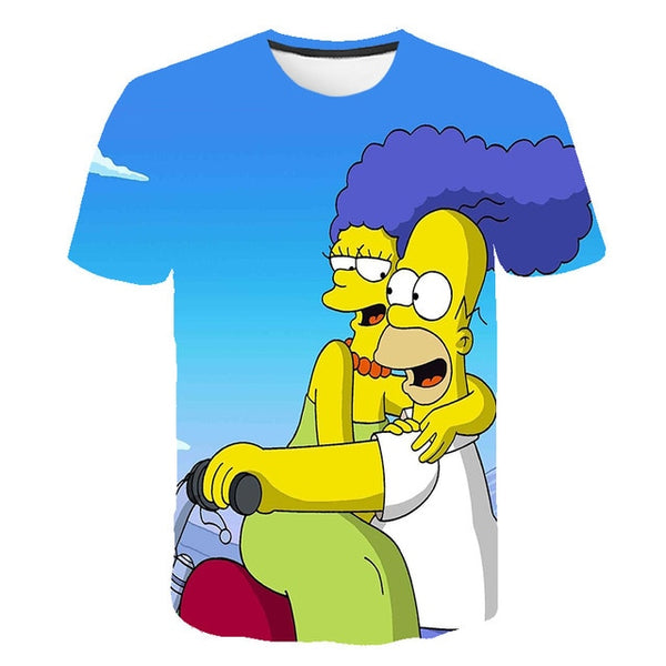 The Simpsons Homer 3d Print T Shirt Bart Simpson House Clothing Homer Simpsons Sweatshirt Costume Men/women Simpson Family Shirt | Vimost Shop.