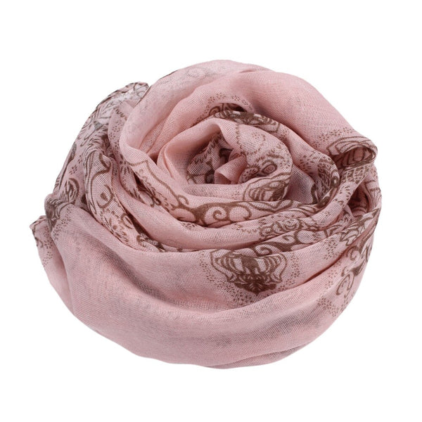 Women Classical Print Scarf Scarves Sun Protection Gauze Kerchief Lightweight ethnic blue and white porcelain Bali yarn scarf | Vimost Shop.