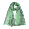 Women Classical Print Scarf Scarves Sun Protection Gauze Kerchief Lightweight ethnic blue and white porcelain Bali yarn scarf | Vimost Shop.