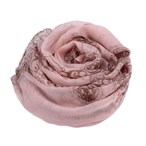 Women Classical Print Scarf Scarves Sun Protection Gauze Kerchief Lightweight ethnic blue and white porcelain Bali yarn scarf | Vimost Shop.
