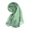 Women Classical Print Scarf Scarves Sun Protection Gauze Kerchief Lightweight ethnic blue and white porcelain Bali yarn scarf | Vimost Shop.