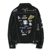 Hip Hop Fashion Printed Jeans Jacket Men  Autumn Winter Streetwear Denim Jackets Coats Cowboy Jacket Jaqueta masculina | Vimost Shop.