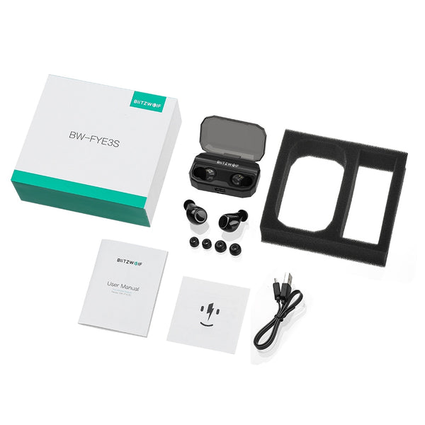 True Wireless Bluetooth 5.0 Inear Earphone 2600mAh Battery Charging Digital Power Display Sport Earbuds | Vimost Shop.