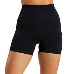 Seamless Yoga Shorts Women High Waist Fitness Workout Yoga Short Pants Push Up Hip High Elastic Sport Running Gym Shorts