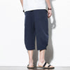 Streetwear Summer Cotton Harem Pants Men Casual Hip Hop Trousers Drawstring Loose Calf-Length Pants Joggers Size 5XL | Vimost Shop.