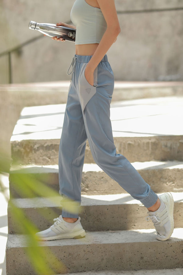 Soft Loose Athletic Jogging Pants Women's Quick-Dry Breathable Gym Fitness Exercise Pants Running Yoga Trousers Patchwork Pocket | Vimost Shop.