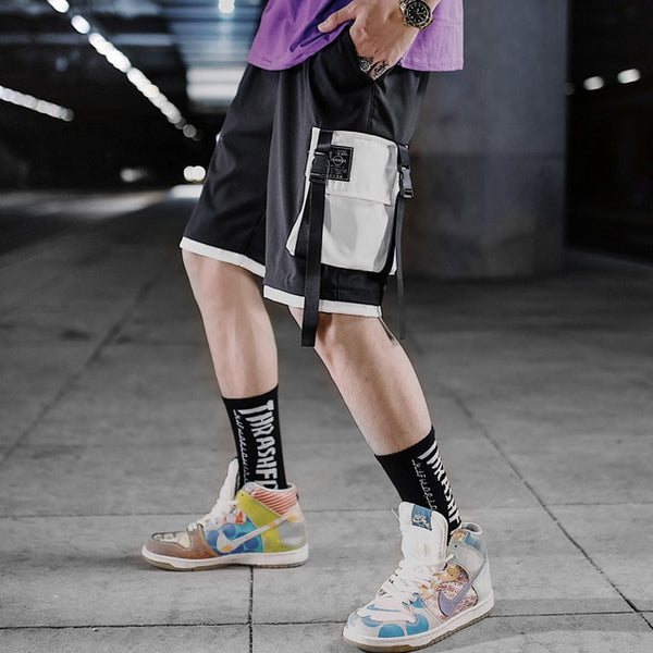 Streetwear Men's Shorts Knee Length Summer New Fashion Printed Hiphop Men Short Pants Mens Beach Pants Loose Leisure | Vimost Shop.
