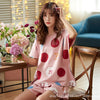 Thin Cartoon Printed Short Sleeve Sleepwear | Vimost Shop.