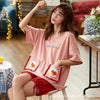 Thin Cartoon Printed Short Sleeve Sleepwear | Vimost Shop.