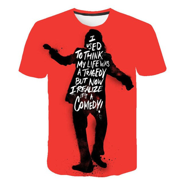 Hot Sale Clown T Shirt Men/women Joker Face 3D Printed Terror Fashion T-shirts Cool Character joker Harajuku Clothing | Vimost Shop.