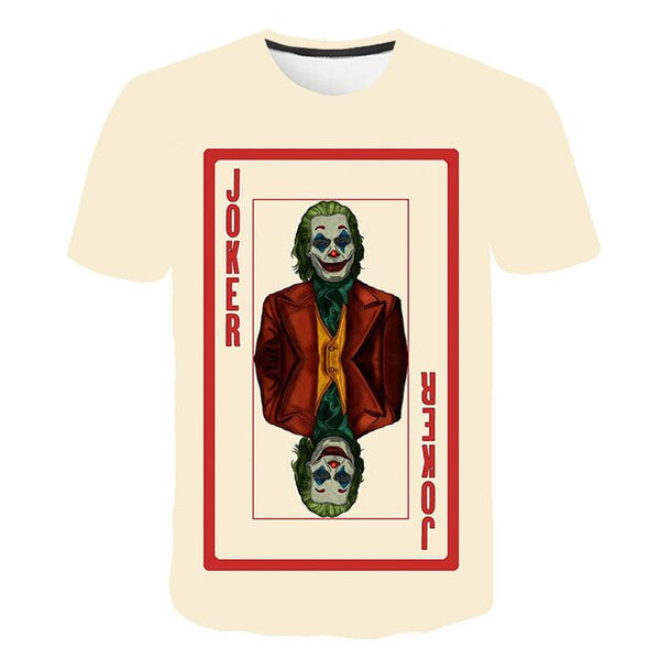 Hot Sale Clown T Shirt Men/women Joker Face 3D Printed Terror Fashion T-shirts Cool Character joker Harajuku Clothing | Vimost Shop.